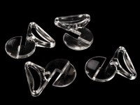 Bikini-Verschluss Transparent 2 Stück