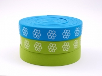 Elastischer Jacquardgummi Blumen