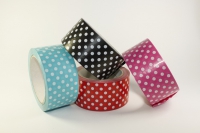 Klebeband Rot - Weiss