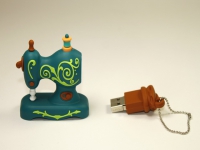 USB-Stick Petrolgrün