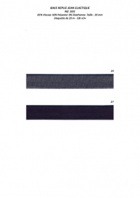 Schrägband Stretch Jeans